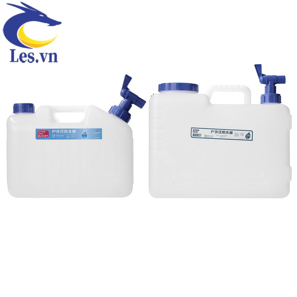 Bình Nước 10L 15L Kèm Vòi Rót + 2 Tay Cầm Cho Cắm Trại