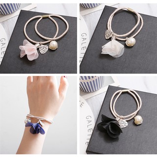 CH031 Cột tóc hoa voan tone Pastel HOT handmade NEW