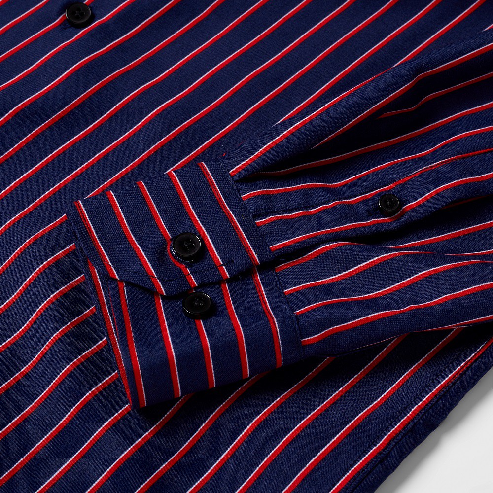 Áo sơ mi nam Galvin họa tiết dài tay chất cotton co giãn form ôm SMGV139 - Leo Vatino | BigBuy360 - bigbuy360.vn