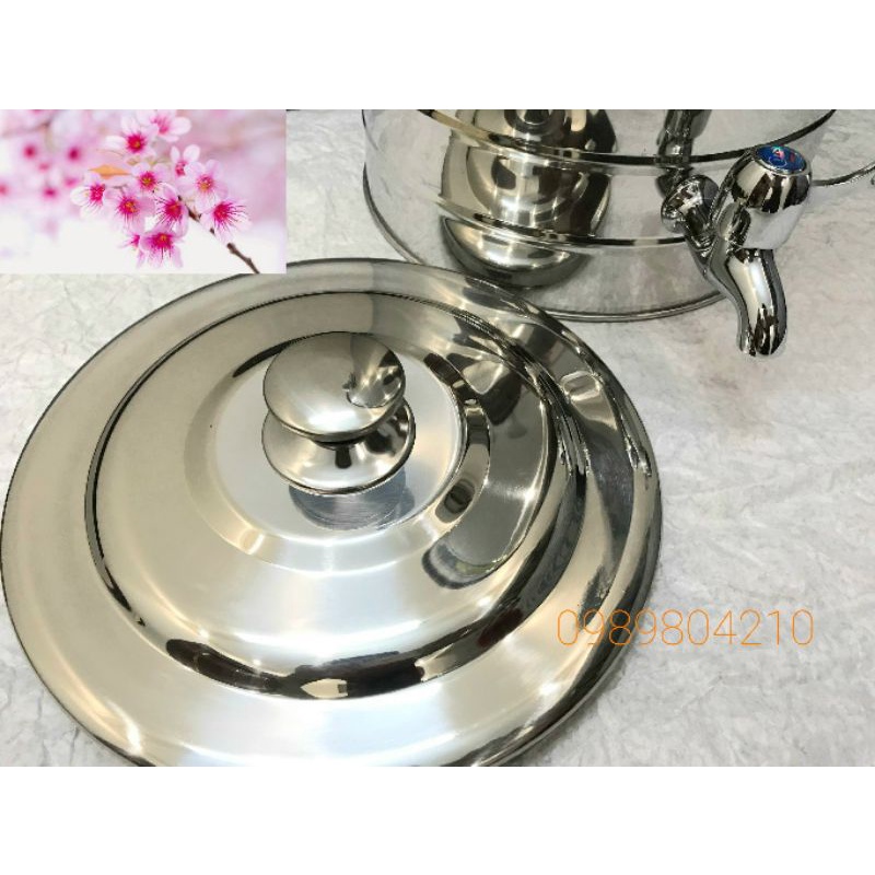 Bình đựng nước inox 20 lit có vòi  ,Bình nước inox 20 l SUS304 có vòi ,Bình inox kèm vòi