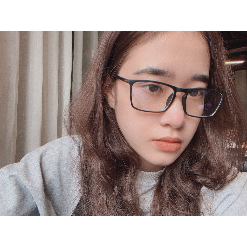 Gọng kính cận nhựa dẻo cho mặt tròn 4U, mắt vuông chống bụi hoặc lắp cận, màu đen – J165 | BigBuy360 - bigbuy360.vn