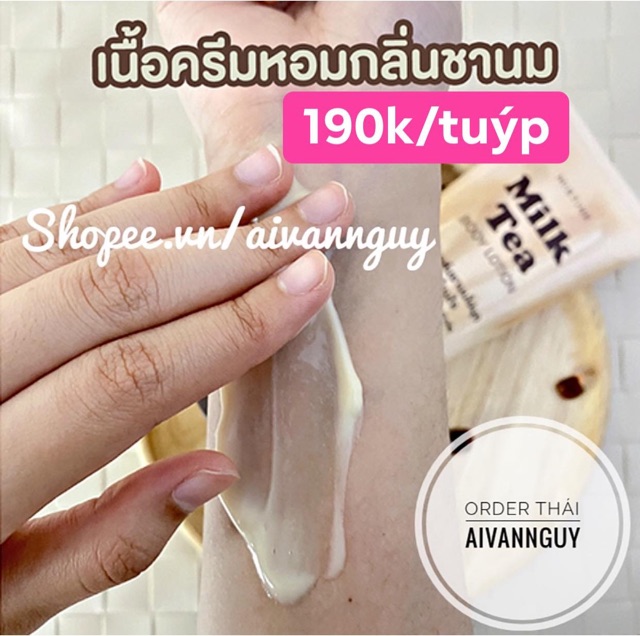 [TẶNG THANH SOAP VIT C]Sữa dưỡng thể trà sữa trân châu Mistine | BigBuy360 - bigbuy360.vn