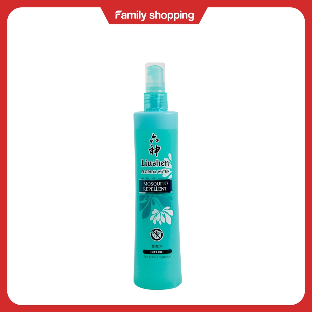 Chai xịt chống muỗi đốt Liushen hương hoa sen dung tích 80ml và 180ml