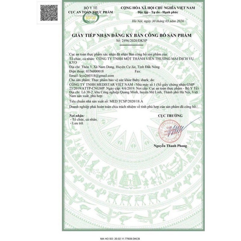 Siro ăn ngon BaBy Shark giúp bé hết biếng ăn ngủ khỏe