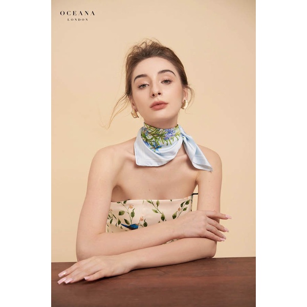 Oceana London - Khăn lụa vuông Enny Scarf