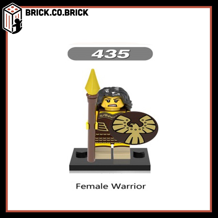 Lego Lính Trung Cổ Non Đồ Chơi Lắp Ráp Mô Hình Minifigure Spartar Chiến Binh Gladiator Warrior Fighter Hunter X0137