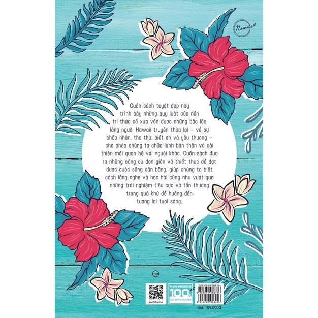 Sách - Ho'oponopono: Sống như người Hawaii - Chấp nhận, biết ơn và tha thứ Tặng Bookmark