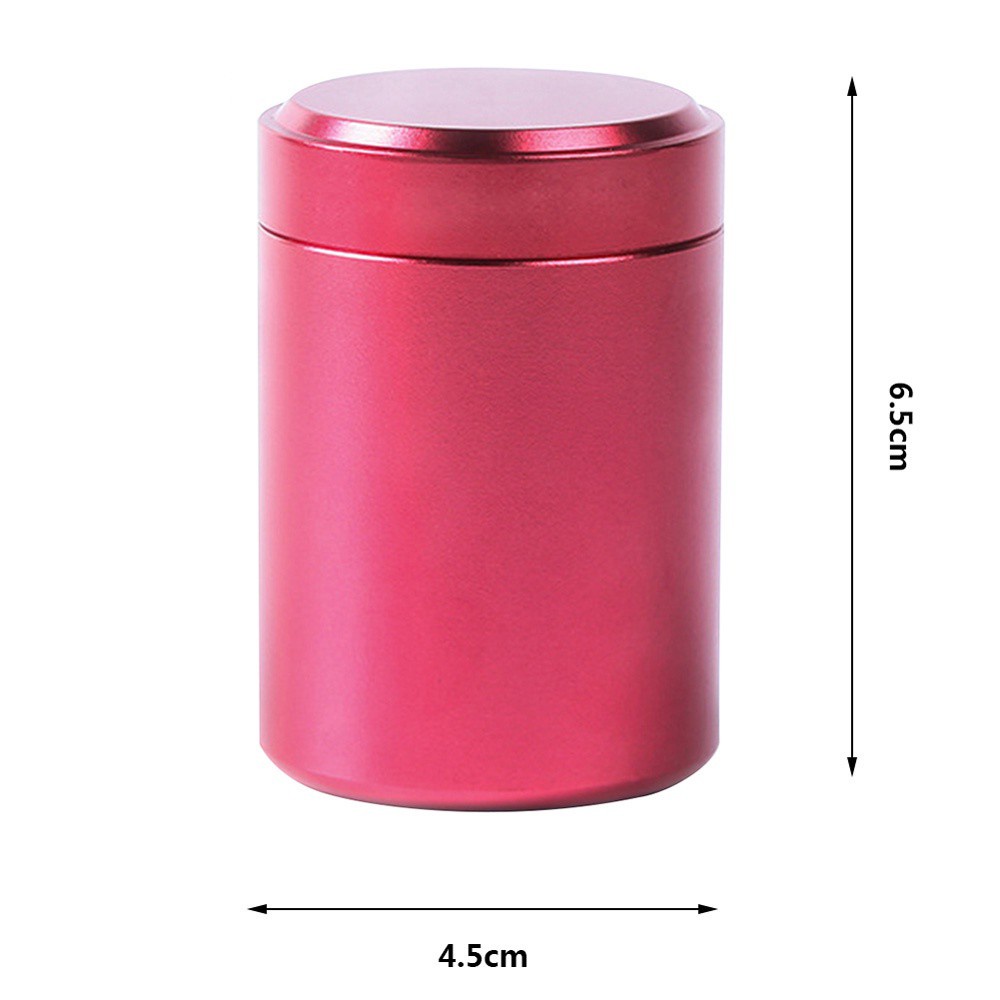 Hộp Đựng Trà / Cà Phê / Đường Mini Bằng Nhôm Nhiều Màu Chất Lượng Cao