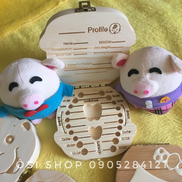 HỘP ĐỰNG RĂNG SỮA CHO BÉ