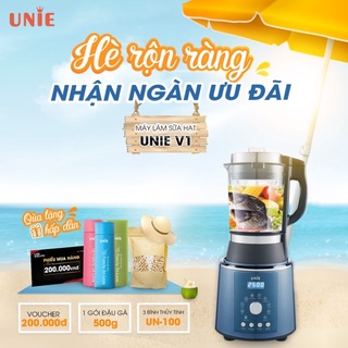 Máy làm sữa hạt đa năng mới nhất UNIE V1 V1s