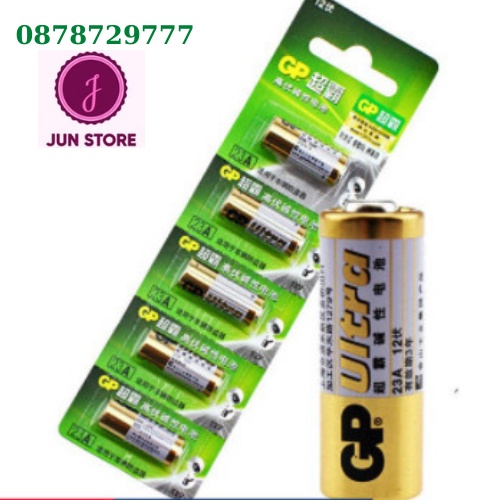 Pin 12V 23A / 27A hãng GP pin điều khiển cửa cuốn (vỉ 5 viên)