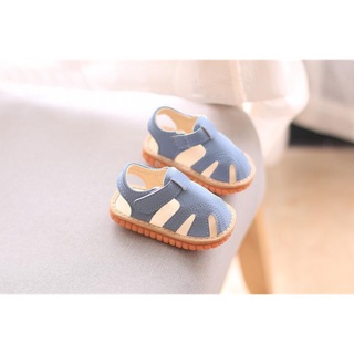 GIÀY TẬP ĐI GIÀY SANDAL RỌ CHÍP CHO BÉ TRAI BÉ GÁI (có ảnh thật)