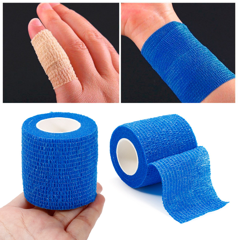 [Hàng mới về] Băng quấn thể thao bảo vệ cơ bắp tự dính co giãn tốt nhiều màu sắc tùy chọn