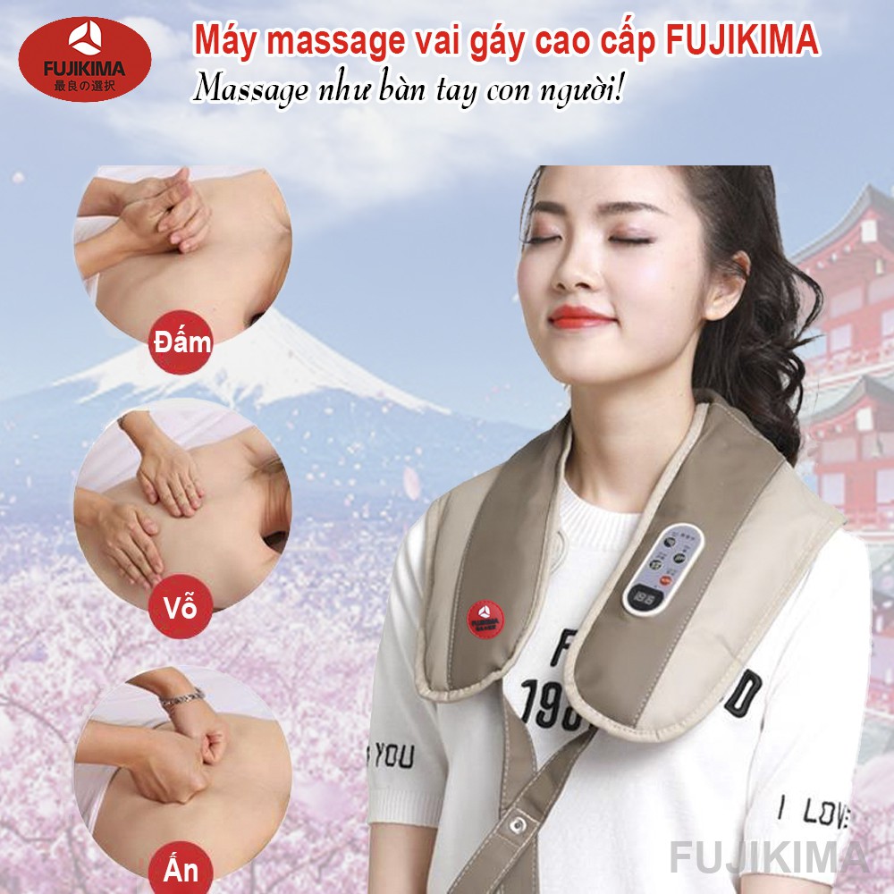 Máy Massage Vai gáy cao cấp Fujikima FJ 264K/Bảo hành chĩnh hãng