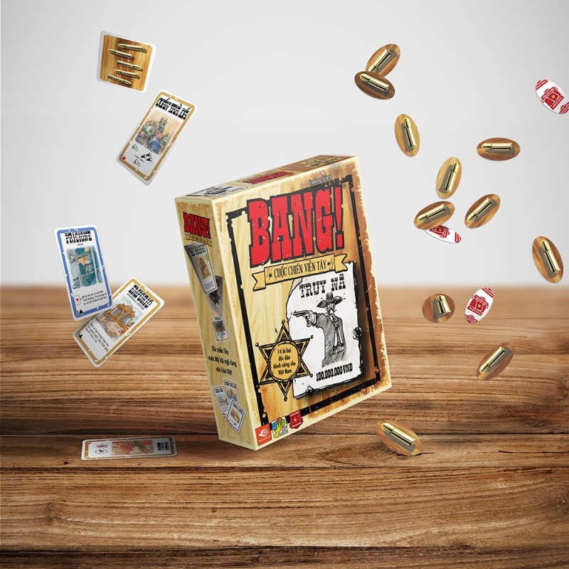BANG - Cuộc Chiến Viễn Tây  Board Game cho 4-7 người chơi, Đồ Chơi MecoMart