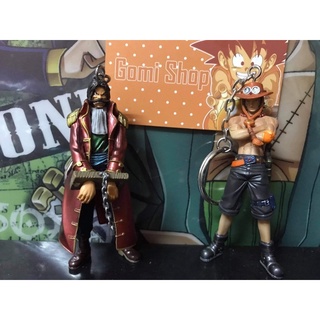 mô hình onepiece đảo hải tặc luffy ace roger móc khoá