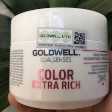 Mặt nạ giữ màu tóc nhuộm Goldwell Dual Senses Color Brilliance Extra Rich 60 Second Treatment 200ml