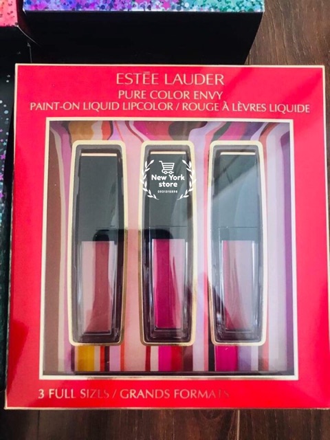 Có bill USA. Set 3 son Estee Lauder Fullsize chính hãng