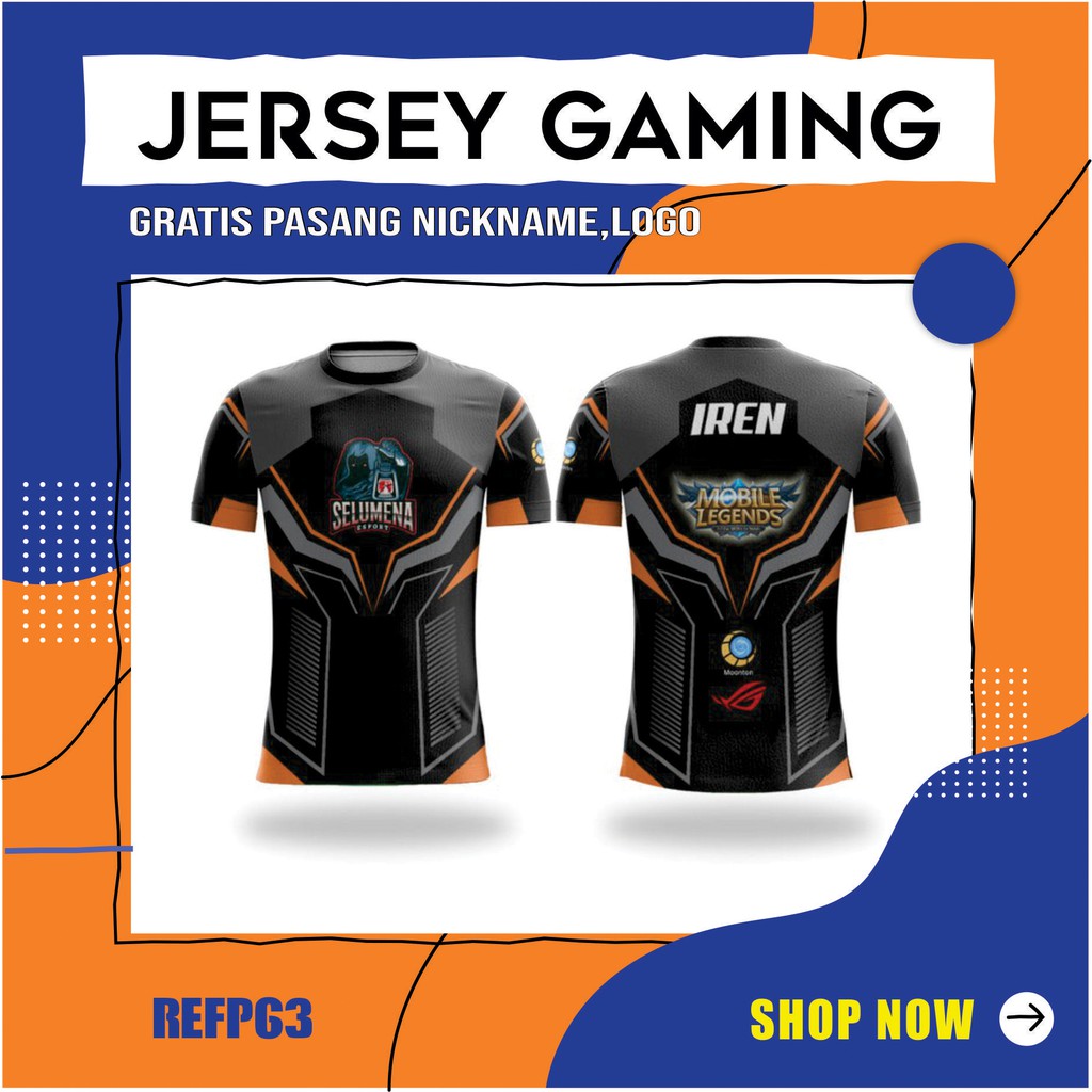 Áo Đồng Phục Chơi Game Jersey Esport Reifp63