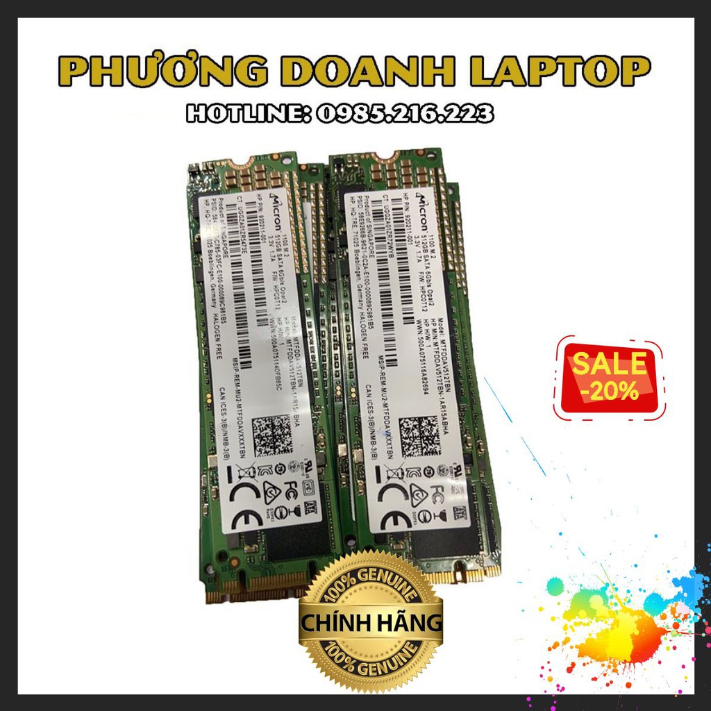 [FREE SHIP] SSD 512gb M2.2280 chuẩn zin bốc máy sài cực ổn