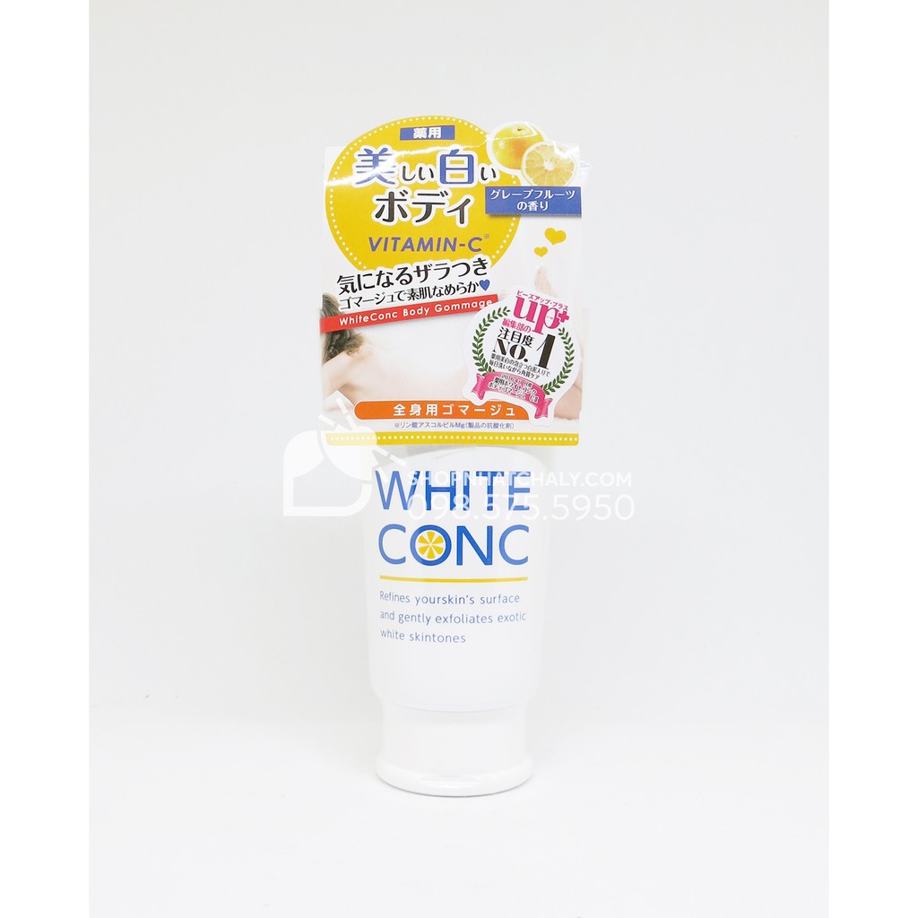 Tẩy da chết White Conc dành cho body Nhật Bản