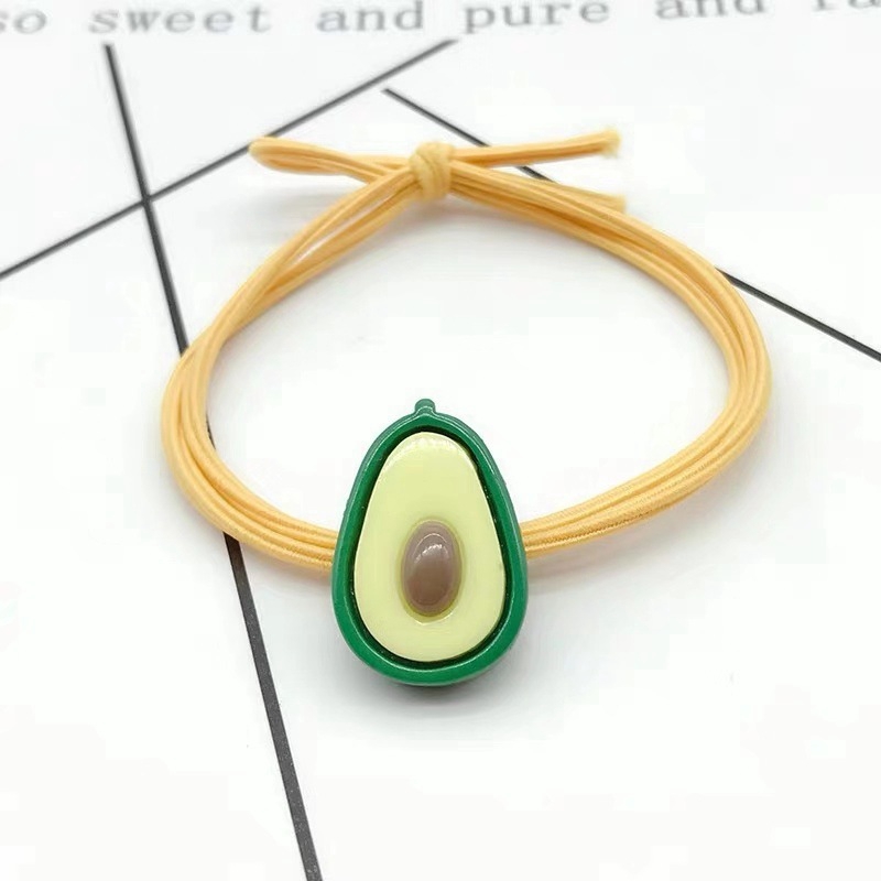 Dây buộc tóc hình quả bơ dễ thương