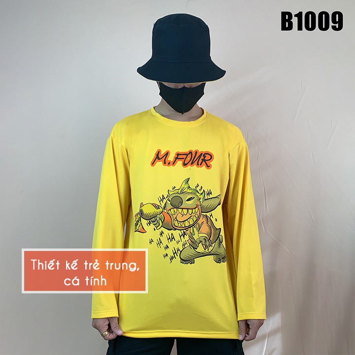 Áo thun dài tay thu đông nam nữ Wado chất liệu cotton dáng áo unisex in hình mã B1009 | BigBuy360 - bigbuy360.vn