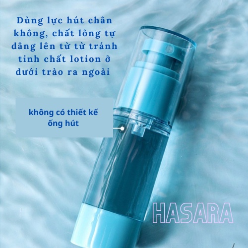 Chai chiết mỹ phẩm, chai chiết chân không cao cấp chống ôxi hoá Jordan&amp;judy