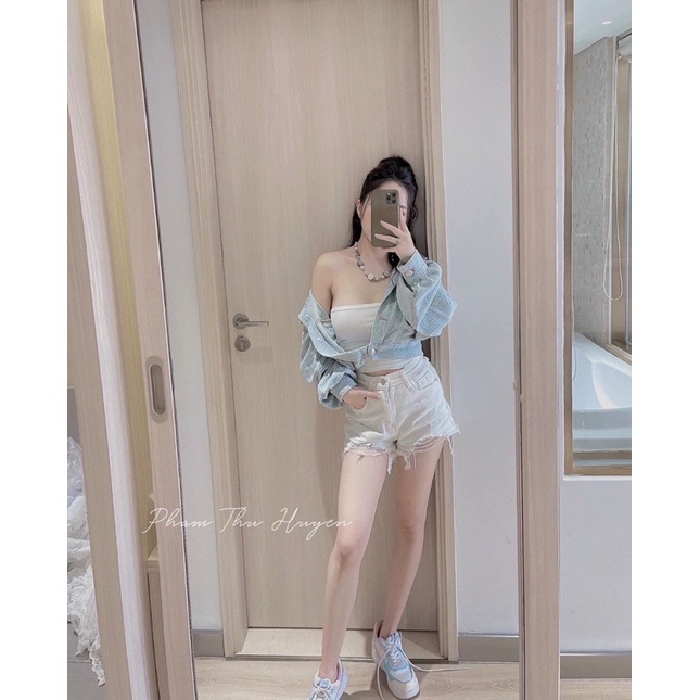 Chuyên sỉ_ Áo khoác jean dệt