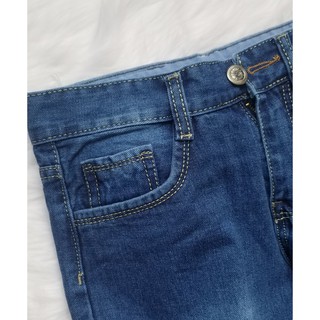 Quần short jean nam (xanh trơn)