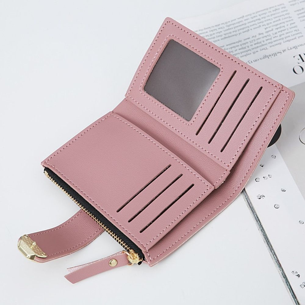 Ví da PU cầm tay có khóa kéo MIHAN1 thời trang cho nữ