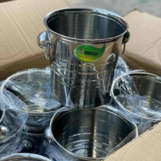 Xô Inox Đựng Đá, Ướp Lạnh Có Quai Xách