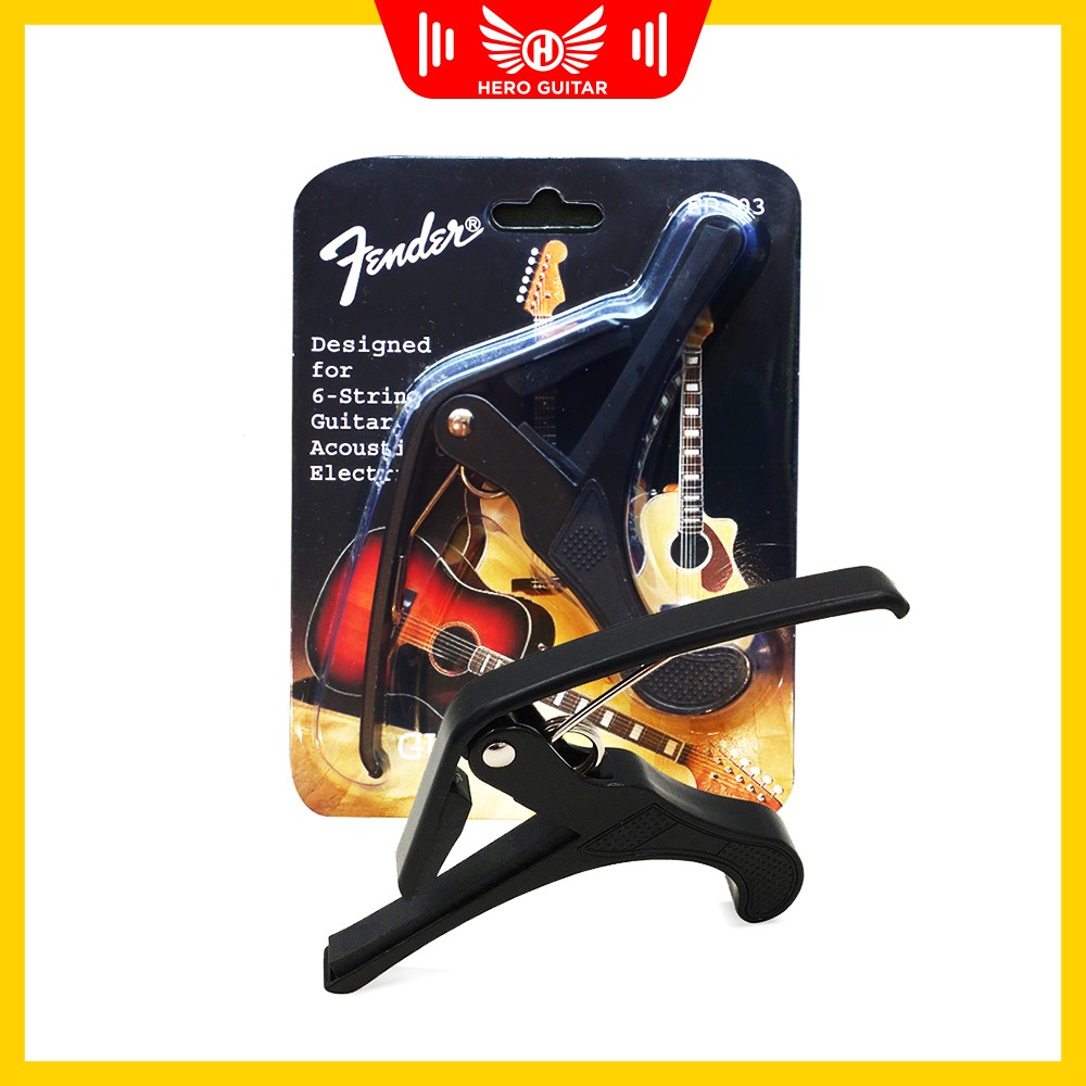 Combo tuner+capo+miếng dán guitar giá siêu hời- tiết kiệm, tiện dụng, cần thiết khi chơi guitar- Hero guitar Đà Nẵng