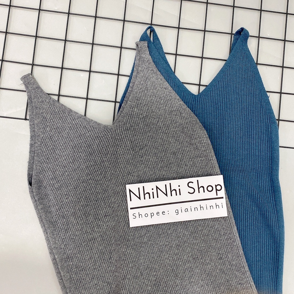 Váy len tăm 2 dây dáng ôm body chất đẹp VL1861 - NhiNhi Shop | BigBuy360 - bigbuy360.vn