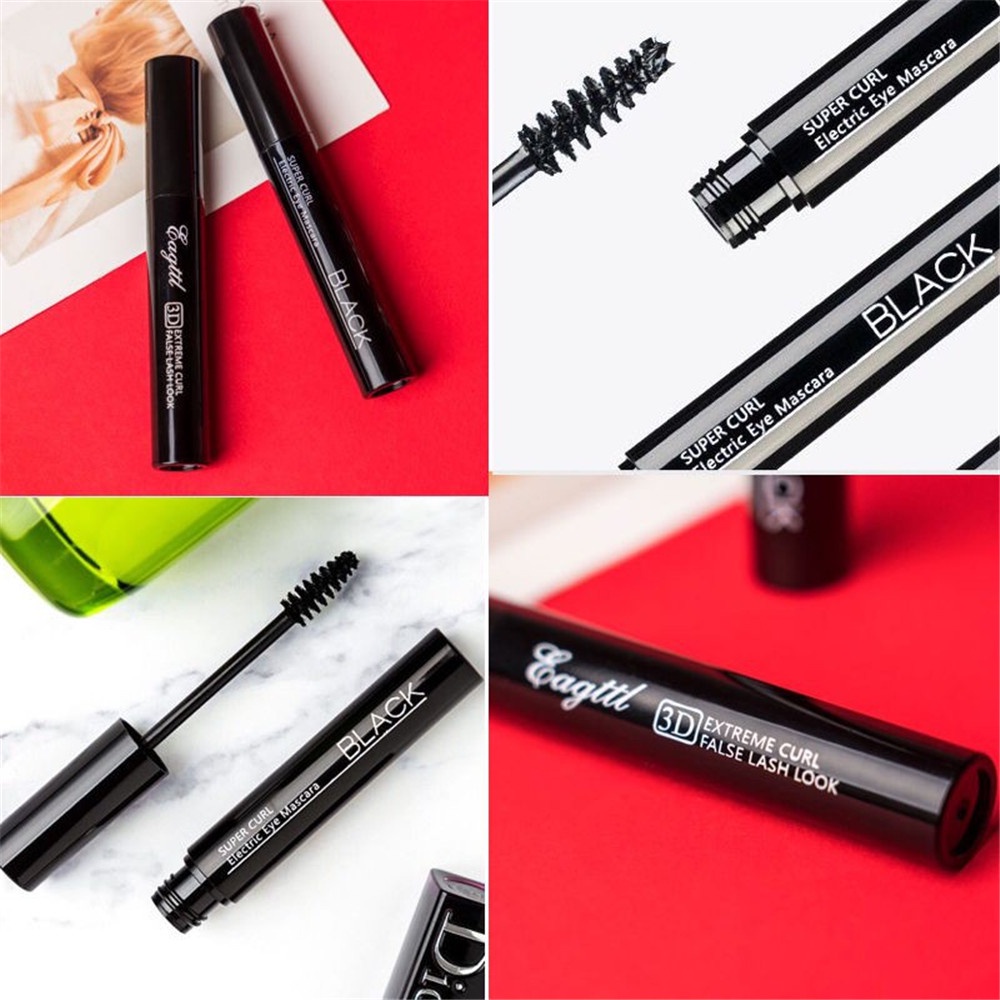 [Hàng mới về] Mascara chải cong và dài lông mi đầu cọ mịn chống thấm nước và mồ hôi không bị lem dành cho học sinh