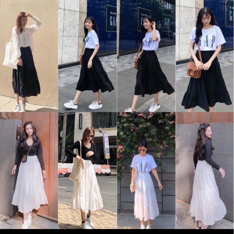 [ Mã FAMAYWA giảm 10K đơn 50K] Chân váy voan kèm lót | BigBuy360 - bigbuy360.vn