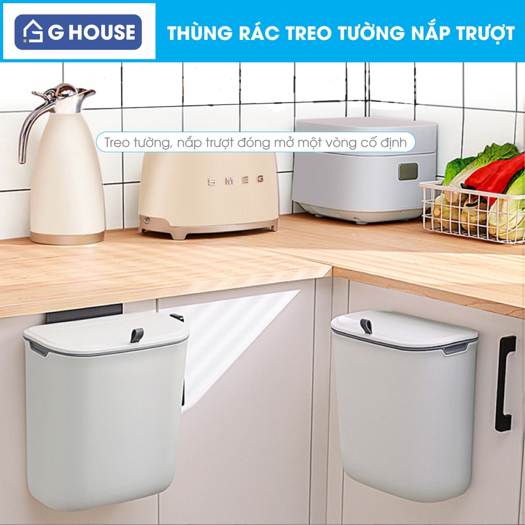 Thùng rác thông minh, thùng rác đa năng treo tủ bếp Pulito TC-01