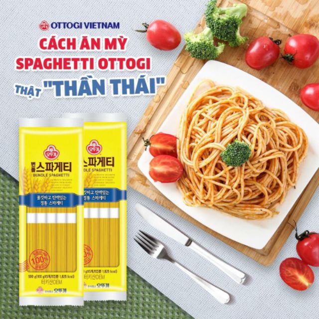 Combo 1 gói mì ý 500g + 1 hũ sốt spaghetti 220g