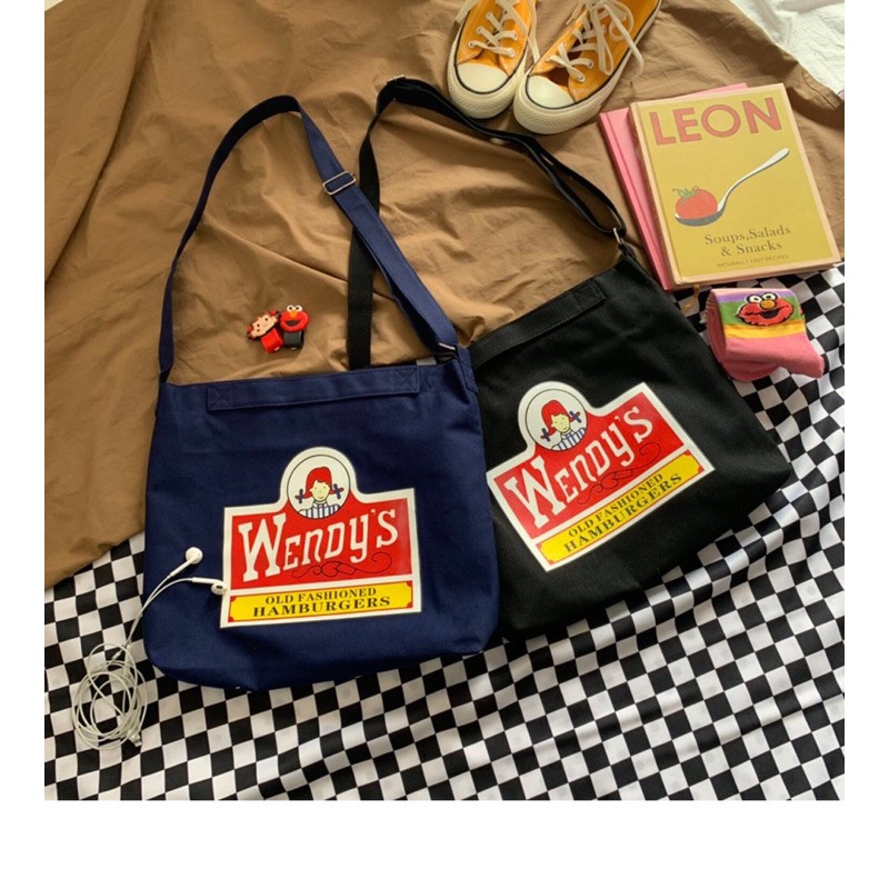 Túi đeo chéo form ngang MHL Wendy ulzzang (có sẵn)