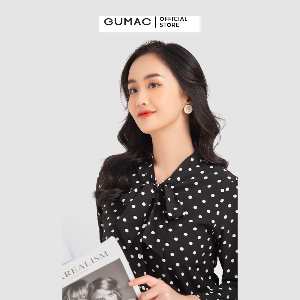 Áo sơ mi chấm bi AB12001 GUMAC | BigBuy360 - bigbuy360.vn