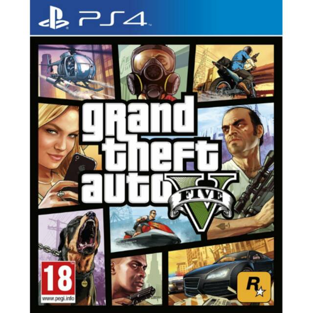 Bộ Máy Chơi Game Ps4 Gta V Grand Theft Auto 5 Reg Chất Lượng Cao