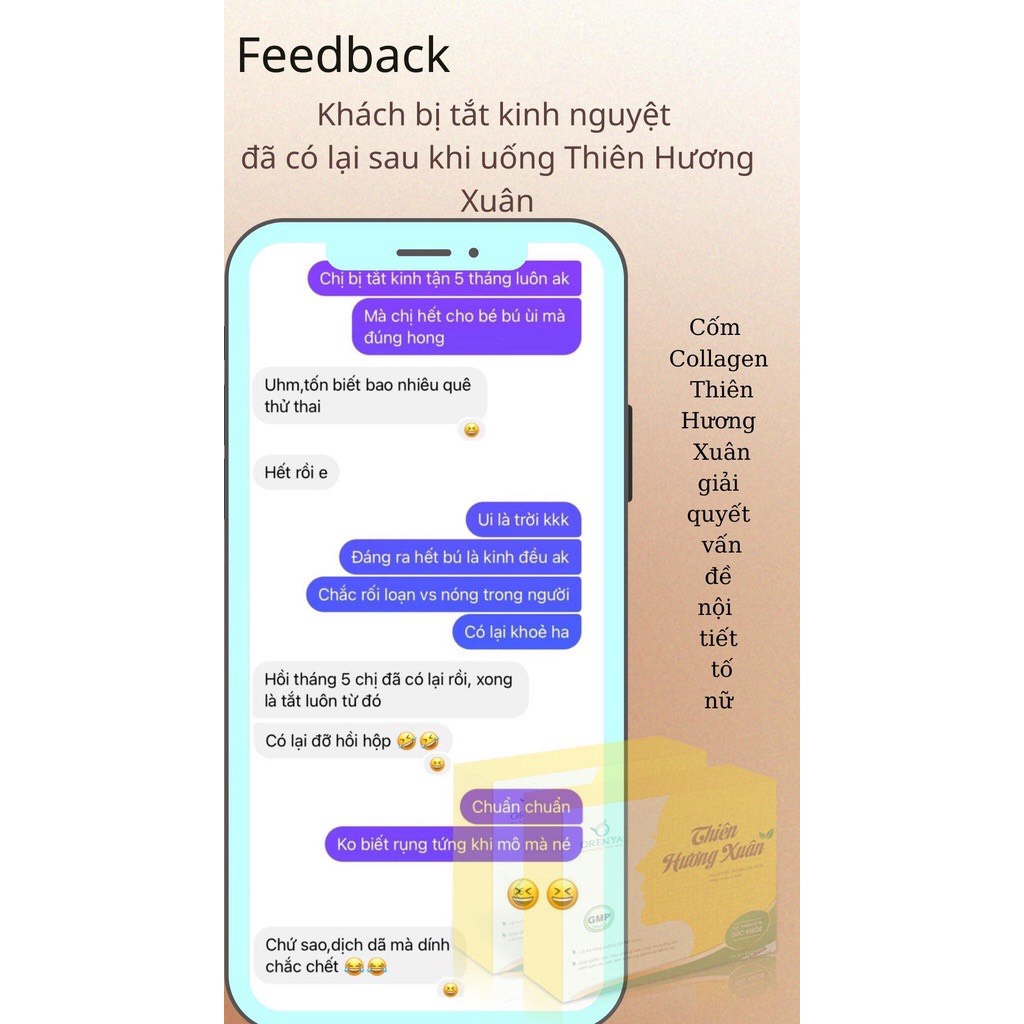 Cốm Collagen Thiên Hương Xuân – Bổ Sung Nội Tiết Tố Nữ, Hỗ Trợ Giảm Nám Sạm Da, Làm Đẹp Da