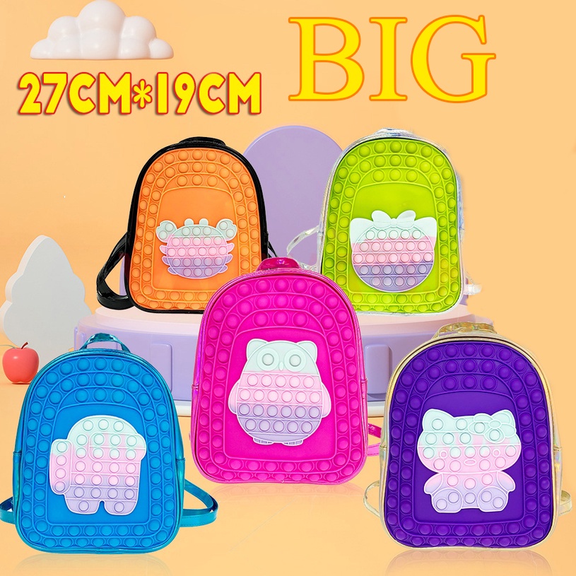 Ba Lô Đi Học Cỡ Lớn Hình Kỳ Lân Dễ Thương Cho Bé