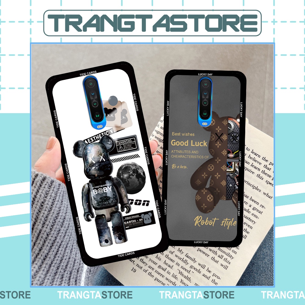 Ốp Xiaomi Redmi K20 / K20 Pro - K30 / K30 5G in hình gấu Bearbrick,Mountain,xanh,đen,đỏ giá rẻ