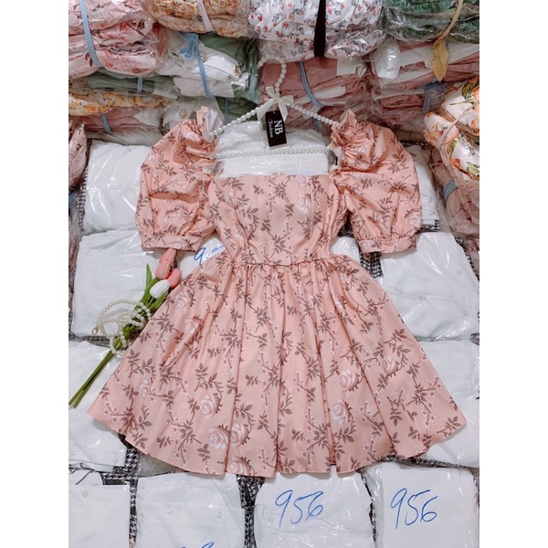 (Mẫu mới) đầm hoa xinh xoè 2 lớp, free size | BigBuy360 - bigbuy360.vn