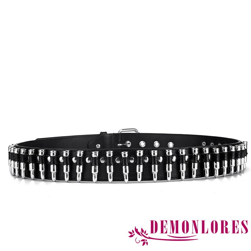 Thắt Lưng Da Đính Đinh Tán Phong Cách Hip Hop Cho Nữ