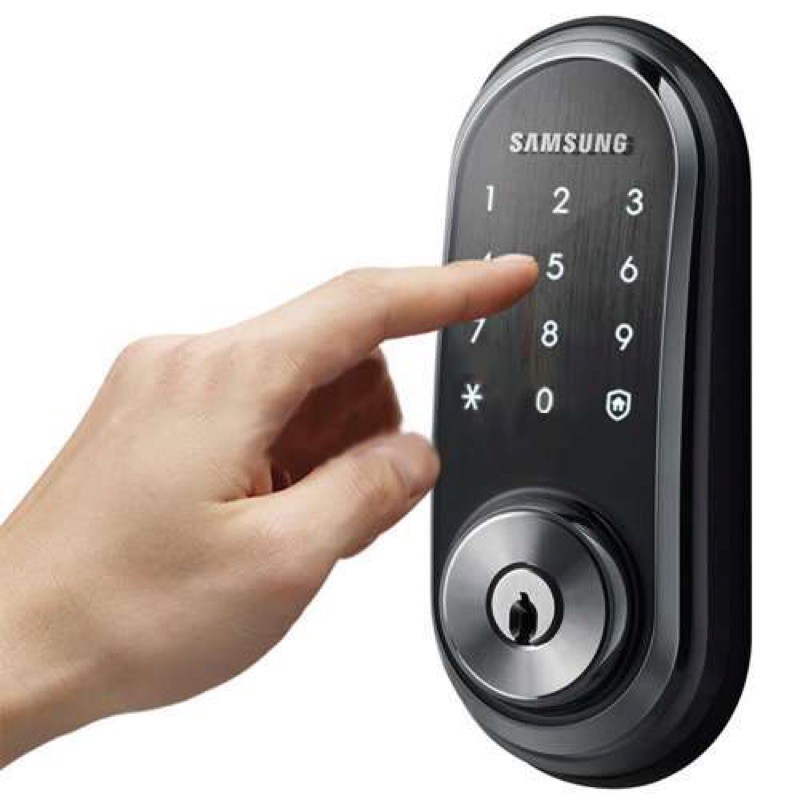 Khoá điện tử Samsung SHP-DS510 mở khoá bằng mật khẩu, thẻ từ và chìa cơ - Hàng chính hãng 100%, bh 12 tháng