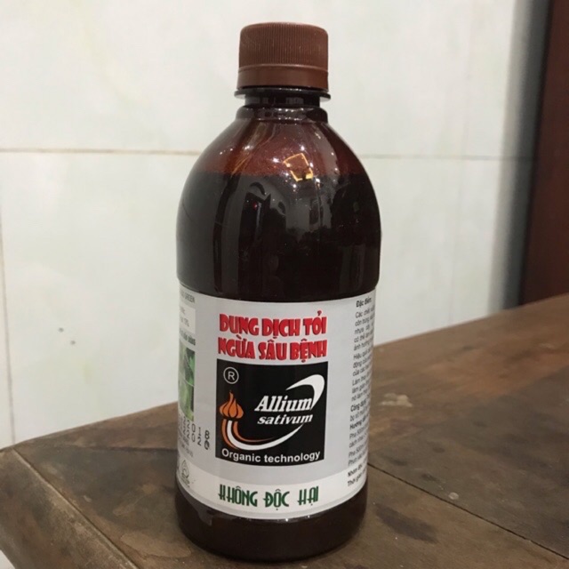 Đúng dịch tỏi ngừa sâu bệnh 500ml