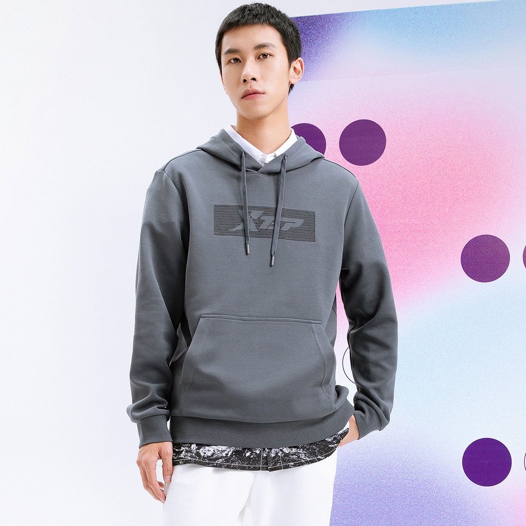 Áo hoodie Xtep, màu sắc bắt mắt thời trang, chất lượng mềm mại, thoáng mát 879329930058