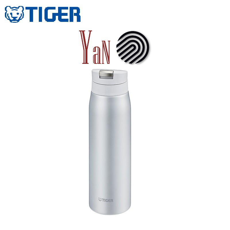Bình lưỡng tính giữ nhiệt nóng lạnh nắp bật 600ml Tiger MCX-A601 (STV) màu bạc - Hàng chính hãng